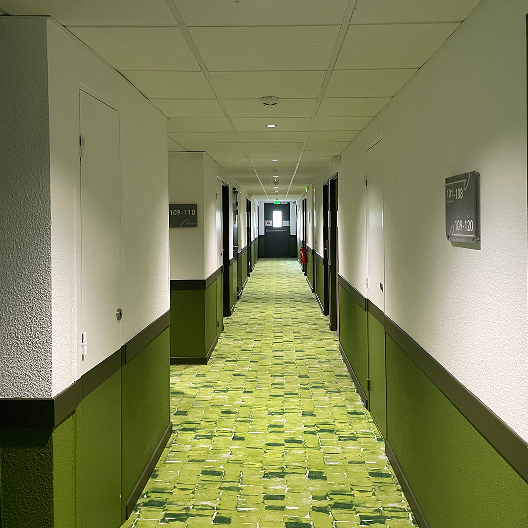 couloir de l'hotel