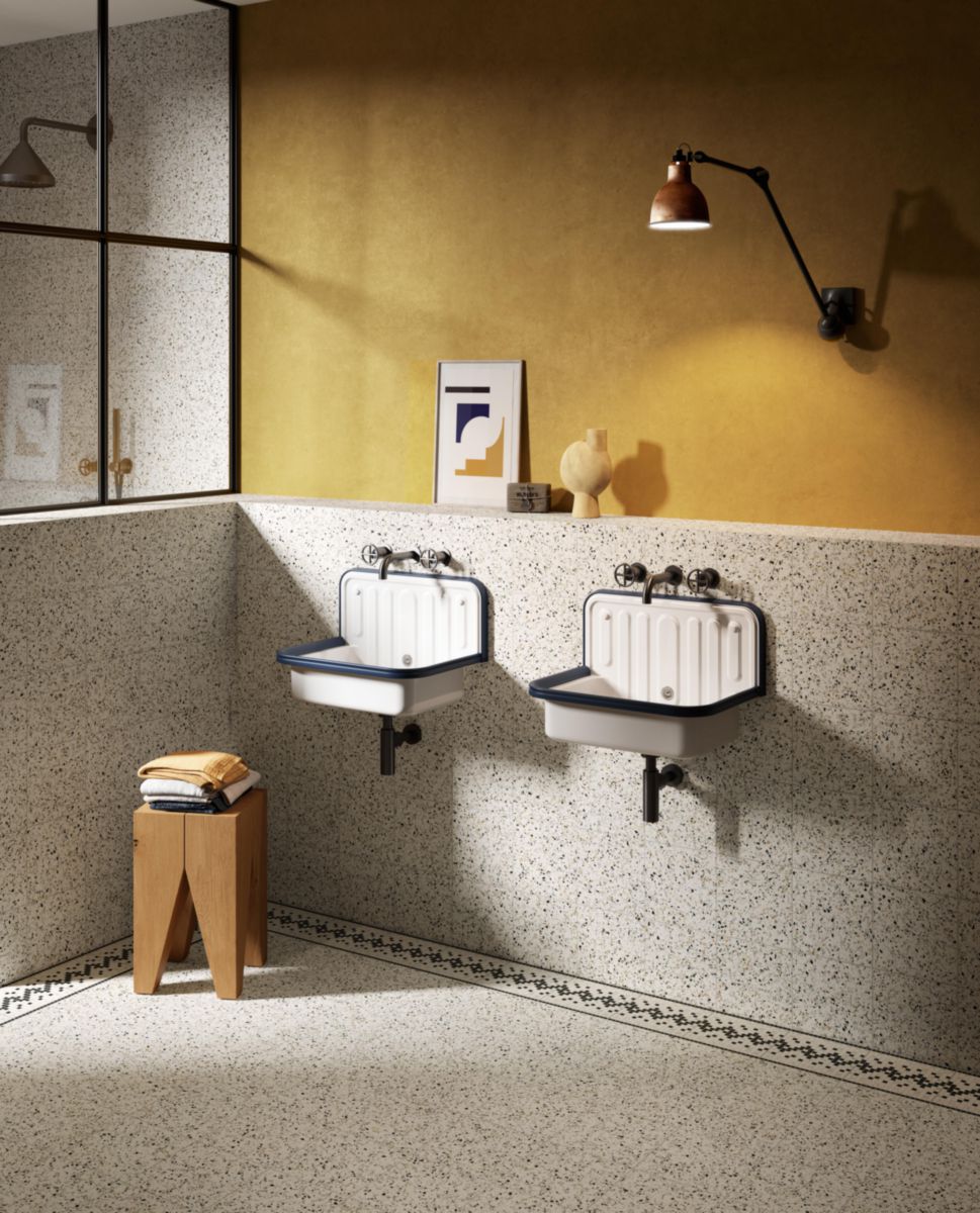 salle de bain terrazzo